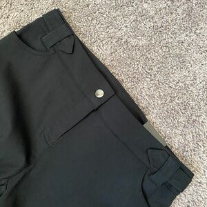 NWT STYLE & CO Black Capri Tummy Control Mid Rise Size 6